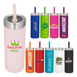 22 oz. Stainless Steel Straw Tumbler