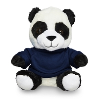 7" Plush Panda with T-Shirt