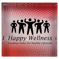 3.75" x 3.75" Sublimatable Acrylic Paperweight