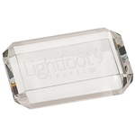 3.1" x 3.1" x 3.1" Crystal Pyramid