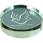 4" x 3" Crystal Rectangle Paperweight