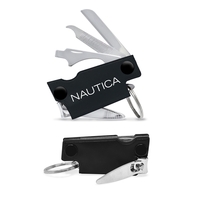 Maverick Multi-tool Key Tag. Includes five chrome stainless steel tools......