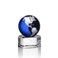 Stunning and Exquisite Globe Award features Gold or Silver filled...