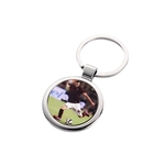 Round Metal Keychain