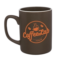 20 oz. mug with C-curved handle and colored halo on the... from ASI 62088...