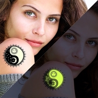 3" x 3" Custom Glow-In-The-Dark Tattoos