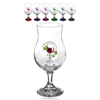 15 oz. hurricane glass with customization.... from ASI 39552 BEL Promo