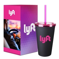 16 oz. tumbler with straw in a custom box... from ASI 61125 Hit Promotional...