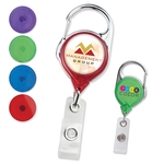 Translucent Premium Custom Carabiner Badge Reels
