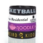3/4" Embossed Silicone Wristband with Imprint