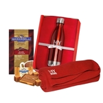 Fleece Blanket, Bottle & Cocoa Box Set