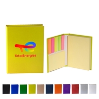 4.125" x 3.125" x 0.5" sticky memo notebook with 250 notes... from ASI 63549...