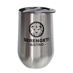 14 oz. Buzzed Stainless Steel Coffee Mug (1 Color Imprint)