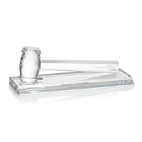 Optical crystal gavel award on a base.... from ASI 84592 St Regis Group / St...
