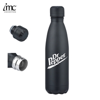 17 oz Double-Walled Stainless Steel Bottle, Leakproof Cap