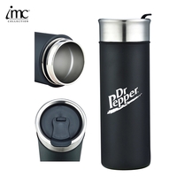 18 oz Double-Walled Stainless Steel Tumbler, Leakproof Lid
