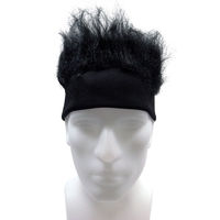 Solid color headband with fan wig in assorted colors.... from ASI 62677 iline...