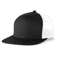 Heather 6-Panel Arch Trucker Snapback Cap