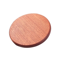 Ebony wood coaster plus laser engraved on 1 side and standard... from ASI...