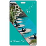 Luggage Tag Paneled Back For Writing, Large