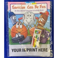 Exercise Can Be Fun coloring and activity book fun pack.... from ASI 45815...