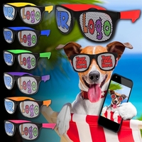 Custom Neon Billboard Sunglasses, Blank Arms