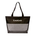 Mesh Shopper Tote Bag with Panel(22" x 14" x 5") (IMPORT)