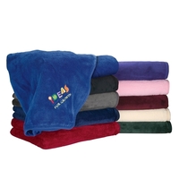 0.19" x 60" x 50" micro-plush blanket; made with extra-soft micro-plush......
