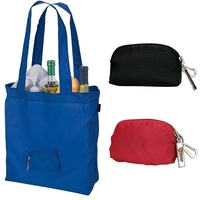 4.5" x 14.5" x 13" foldable tote bag; includes 26" handles... from ASI 67866...