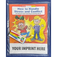 How to Handle Stress and Conflict coloring and activity book fun... from ASI...