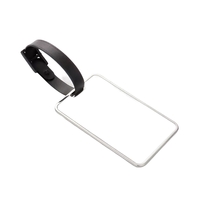 Zinc Alloy Luggage Tag with Adjustable Strap