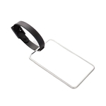 Zinc Alloy Luggage Tag with Adjustable Strap
