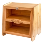 Farmhouse Double-Layer Bamboo Bread Box