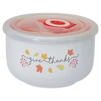 Ceramic Storage Bowl with Flexible Plastic Lid... from ASI 92531 Unique...