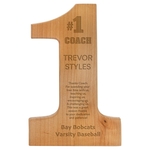 8.25" x 12.5" Alder #1 Plaque