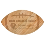 11" x 6.5" Alder Football Plaque
