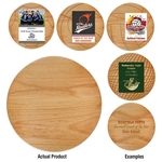 9.5" Diameter Alder Round Plaque