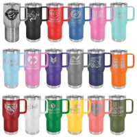 3.5" x 7.9" laser engraved premium 20 oz. travel mug.... from ASI 92531...