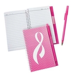 Cancer Awareness Spiral Notepad with Pen