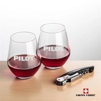 Swiss Force® Opener & Reina Stemless Wine