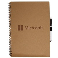 Spiral bound notebook with whiteboards and dry-erase marker.... from ASI...