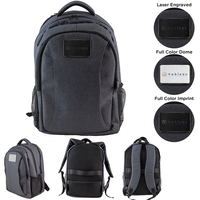 18" x 12" x 7.8" backpack with 3 compartments, laptop sleeve,... from ASI...