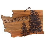 Rock & Branch® Washington State Shaped Wood Serving Board