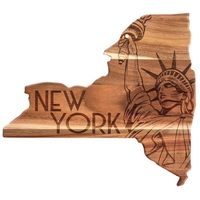 This beautifully crafted acacia wood cutting board is shaped in the... from...