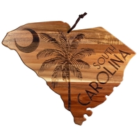 This beautifully crafted acacia wood cutting board is shaped in the... from...