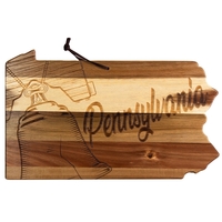 This beautifully crafted acacia wood cutting board is shaped in the... from...