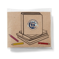 School Kids Coloring Book & 6-color Pencil Set To-Go