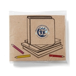 School Kids Coloring Book & 6-color Pencil Set To-Go