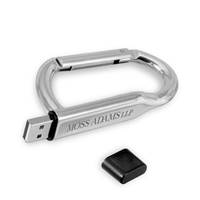 Our Brookfield Carabiner Clip USB gives the look of outdoors to... from ASI...