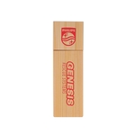 Elburn Ecru Bamboo Flash Drive